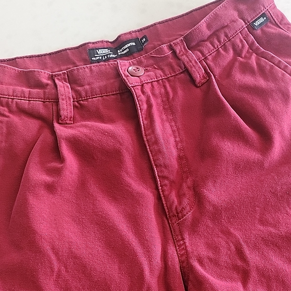 Vans Red Casual Shorts